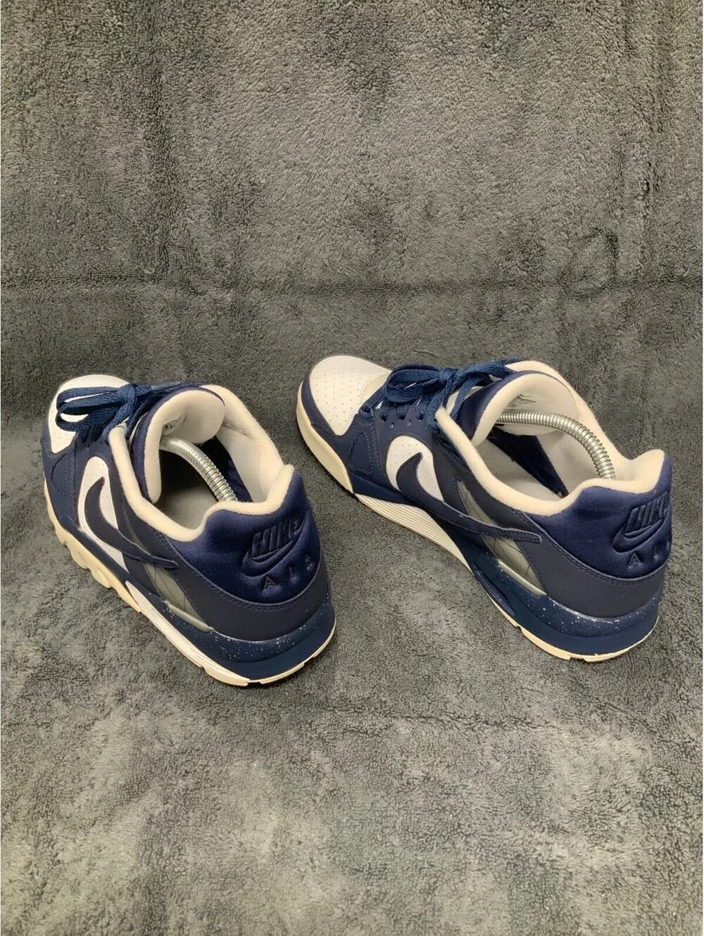 Nike Air Trainer Classic White Midnight Navy 488059-102 Men’s Size 10